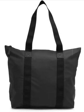 RAINS - RUSH WATERPROOF TOTE - BLACK